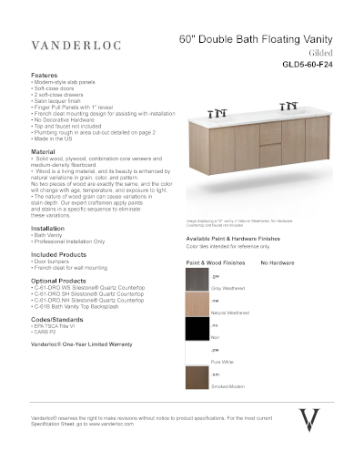 GLD5-F24 Specifications