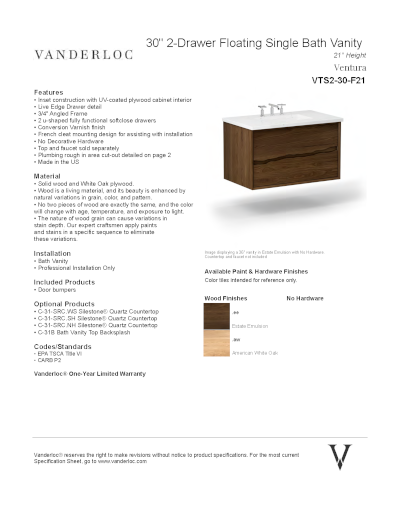 VTS2-F Specifications